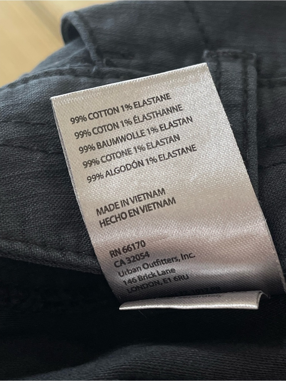 Anthropologie Pilcro Black Wash Carbon The Wanderer Utility Pants Sz 28 NWT - Picture 11 of 14